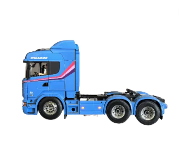 Miniatura Realista de Controle Remoto Caminhão 6X4 + Carreta