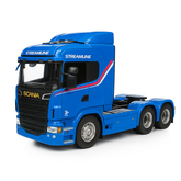 Miniatura Realista de Controle Remoto Caminhão 6X4 + Carreta