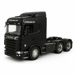 Miniatura Realista de Controle Remoto Caminhão 6X4 + Carreta